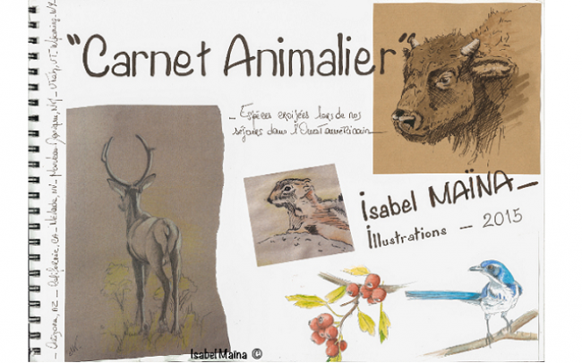 Carnet Animalier, couverture